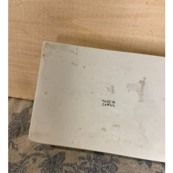 VTG Book Shaped Lidded Trinket Box Hand Painted Floral Japan - Picture 8 of 8